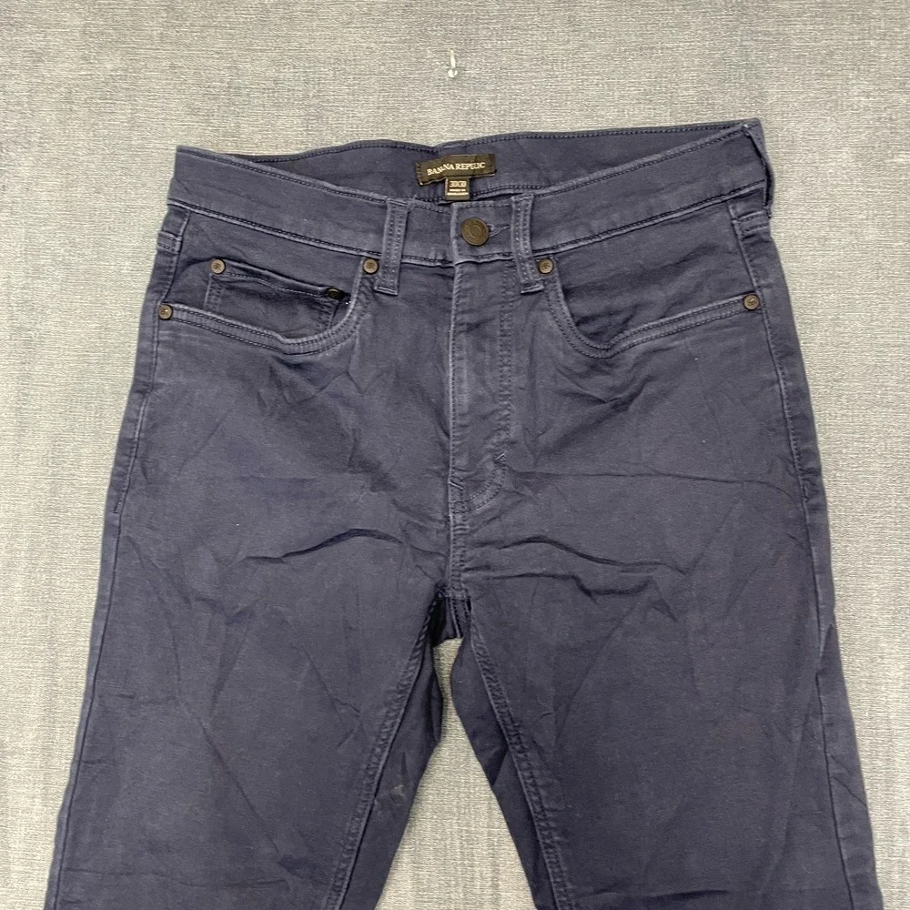 Banana Republic Jeans Men 30 Navy Blue Denim Straight Leg Medium Wash Outdoor
